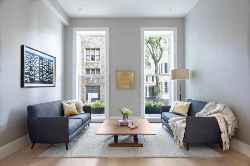 Meshberg Group. Modern Living Room Design