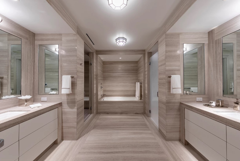 Modern Interiors Design By Adam Cassino Design_74th Street Living Spaces_Bathroom Design