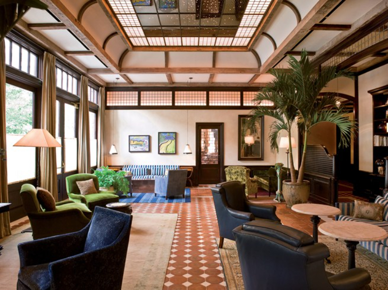Luxury Hotel Interior Designs in New York_The Greenwich Hotel_Lobby